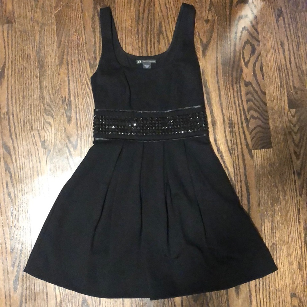 A|X Black Studded Dress- High Quality